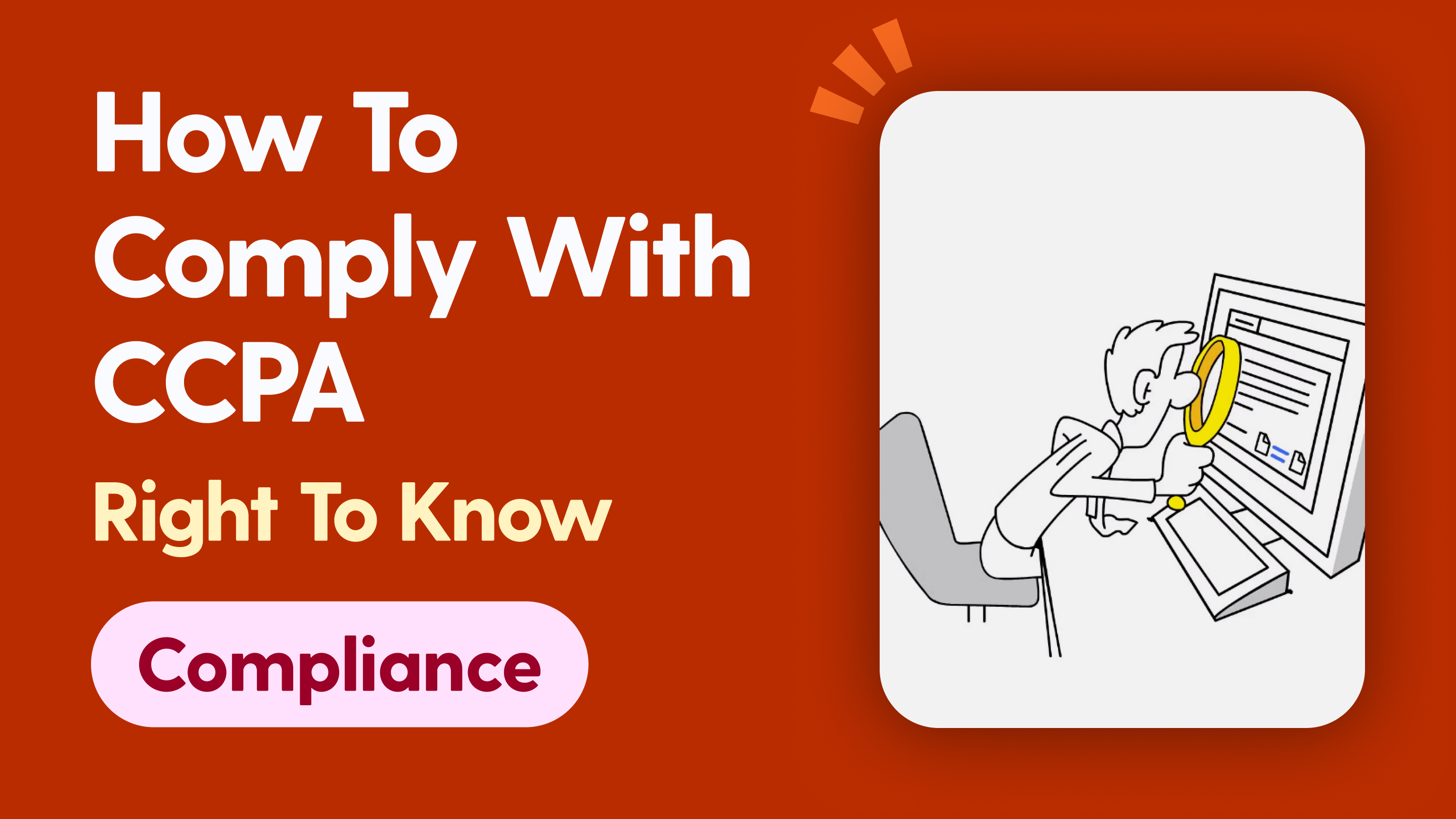How To Comply With CCPA Right To Know