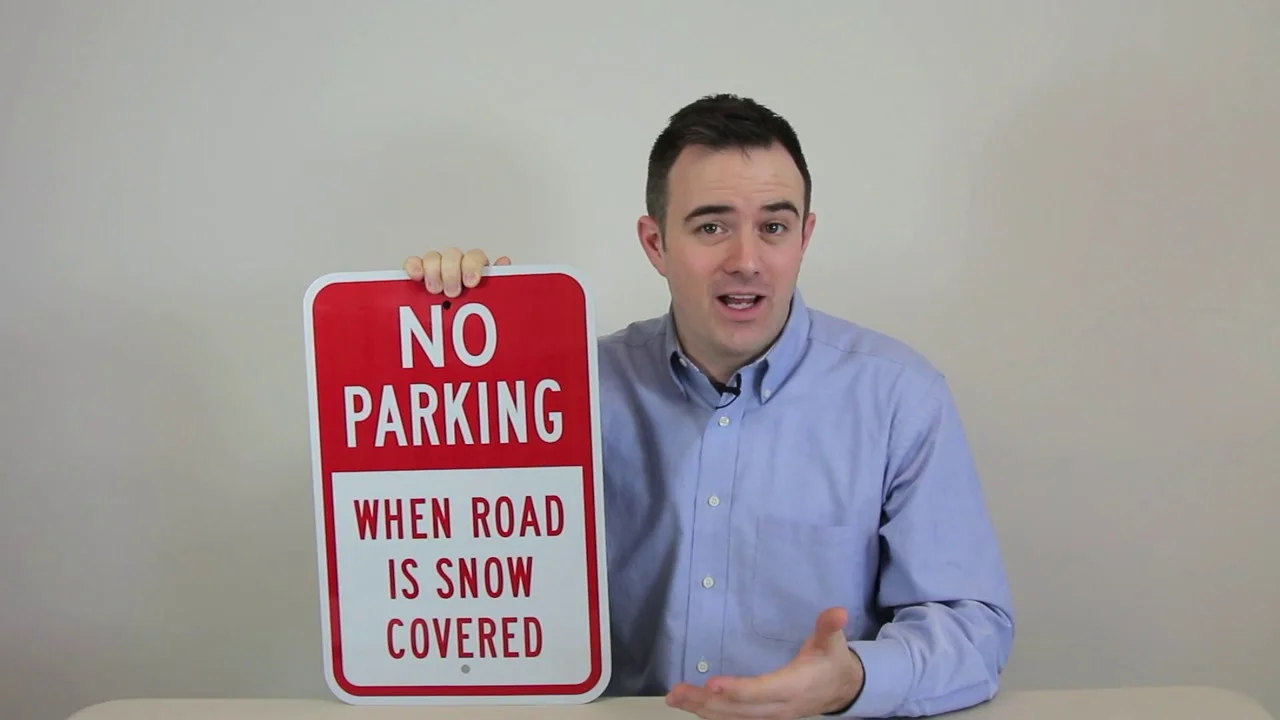 Snow Parking Signs