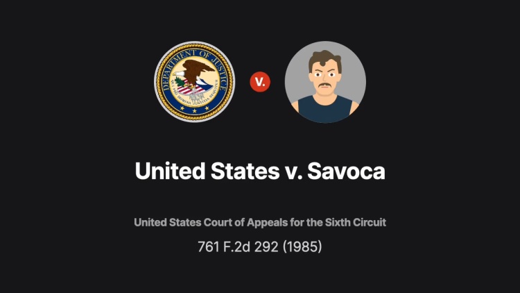 United States v. Savoca
