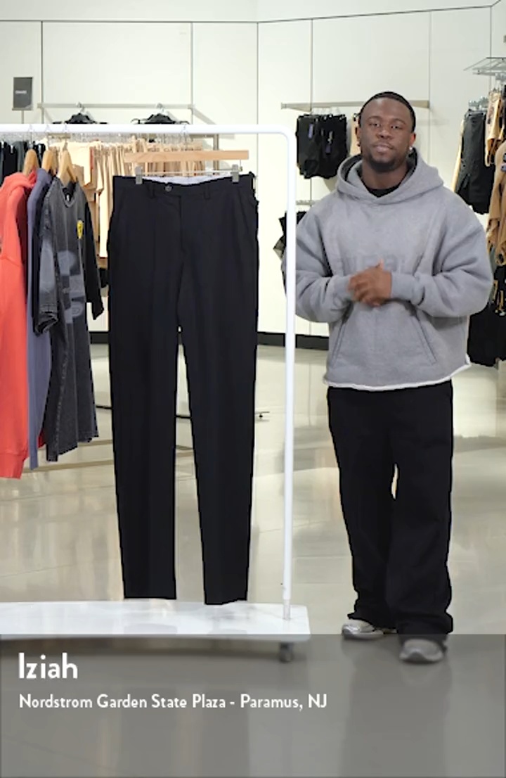 Pleated Worsted Wool Gabardine Pants (Men) | Nordstrom