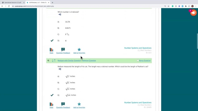 Screenshot from Montgomery County Math Teachers video