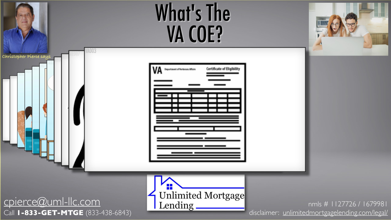 What Is A Certificate of Eligibility, or COE? Unlimited Mortgage Lending