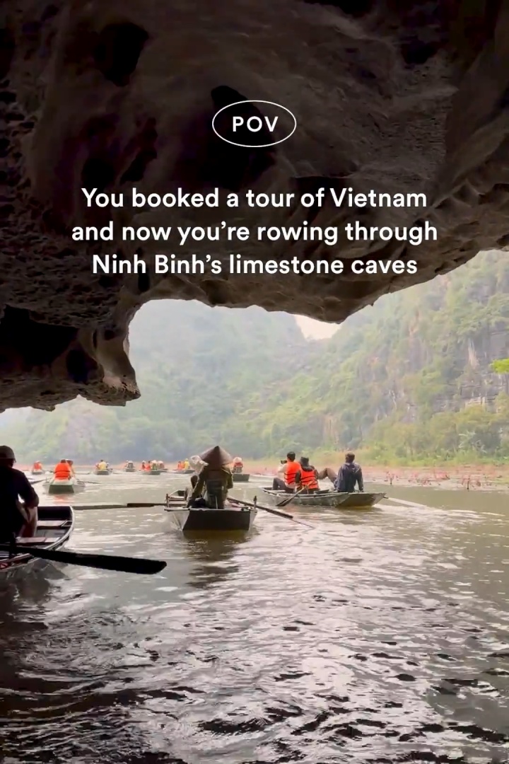 Kayaking through Vietnam