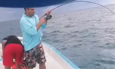 caught a lot of fish but boat was not ok