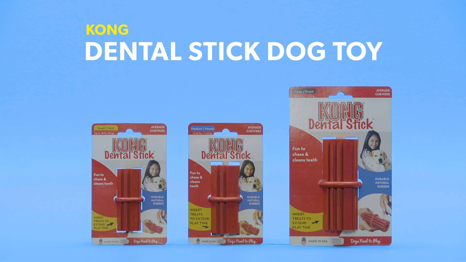 Kong dental hotsell stick dog toy