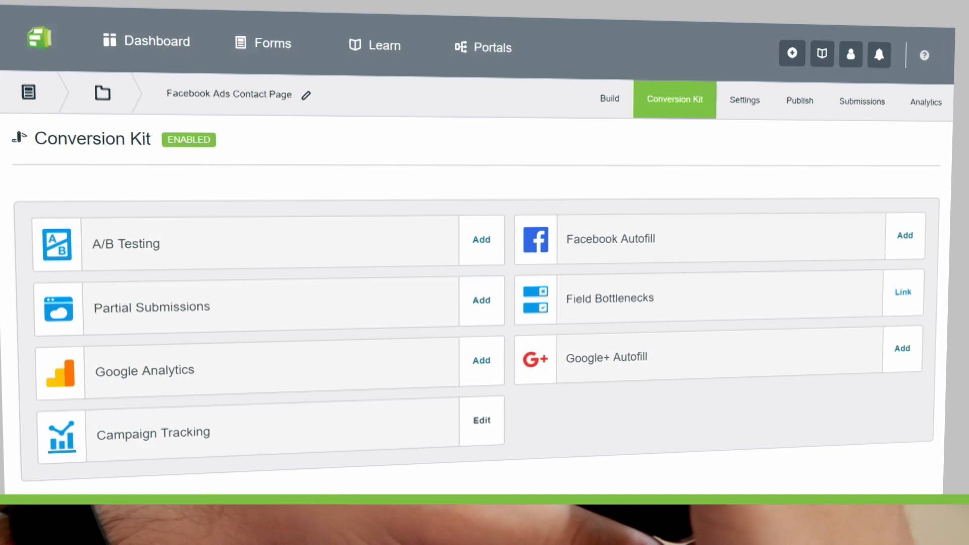 conversion kit 2019 form tools