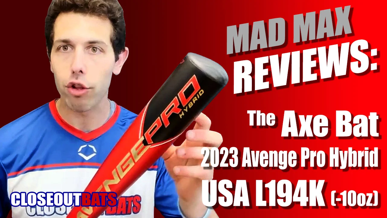 Axe Avenge Pro (-10) USSSA Baseball Bat - 2023 Model