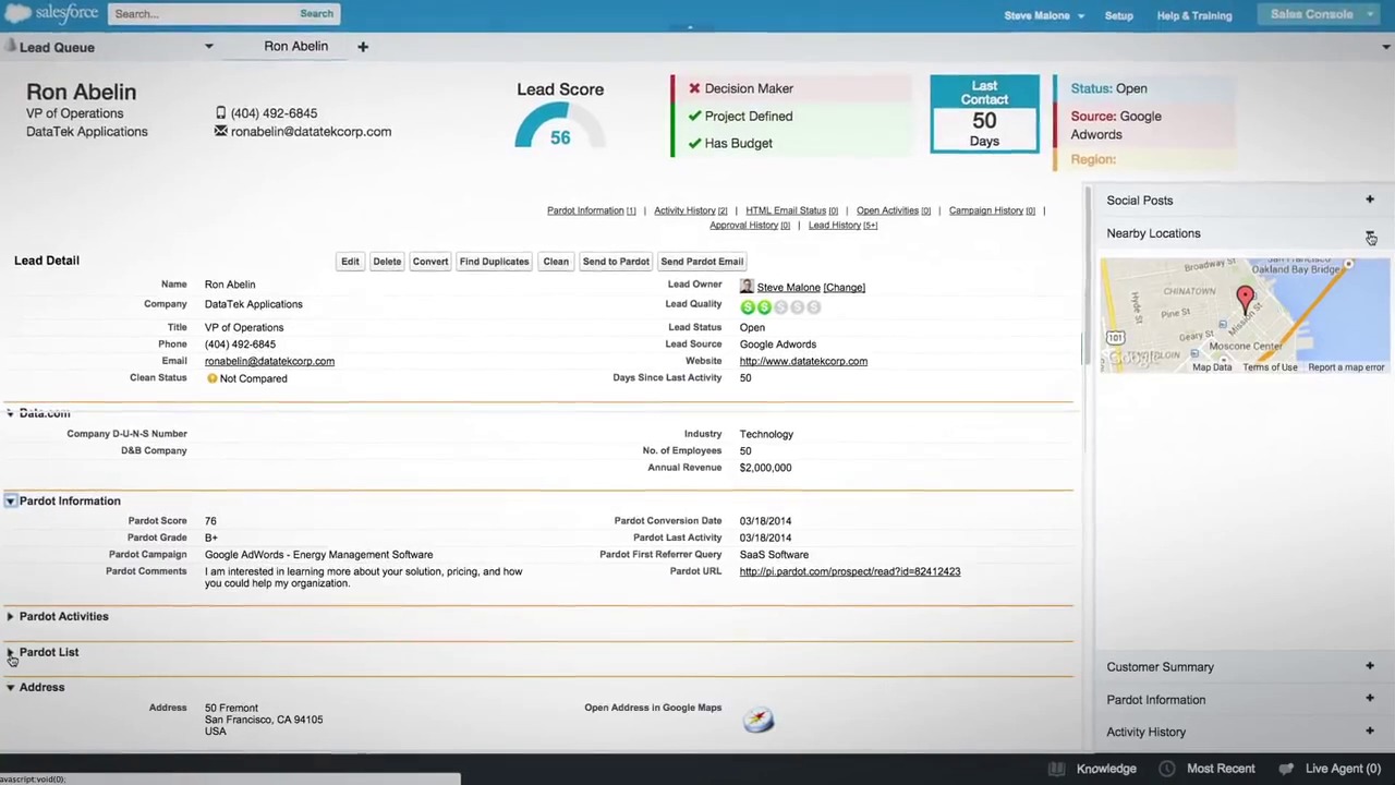 Salesforce Sales Cloud Vs Maptitude - 2024 Comparison - Software Advice