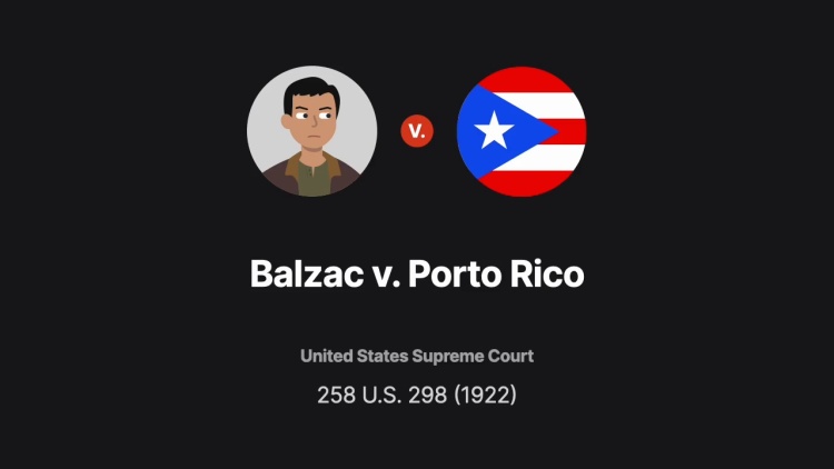 Balzac v. Porto Rico