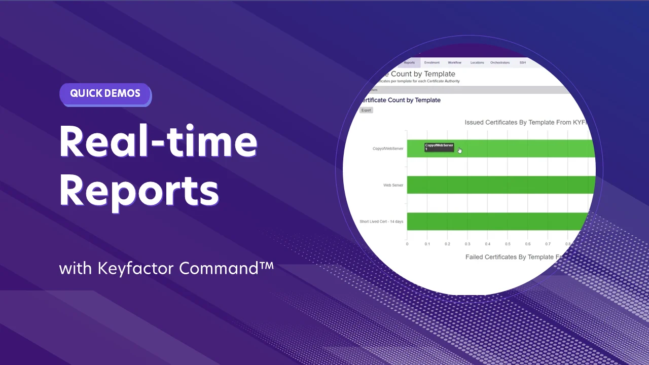 Keyfactor Quick Demos (Reports)