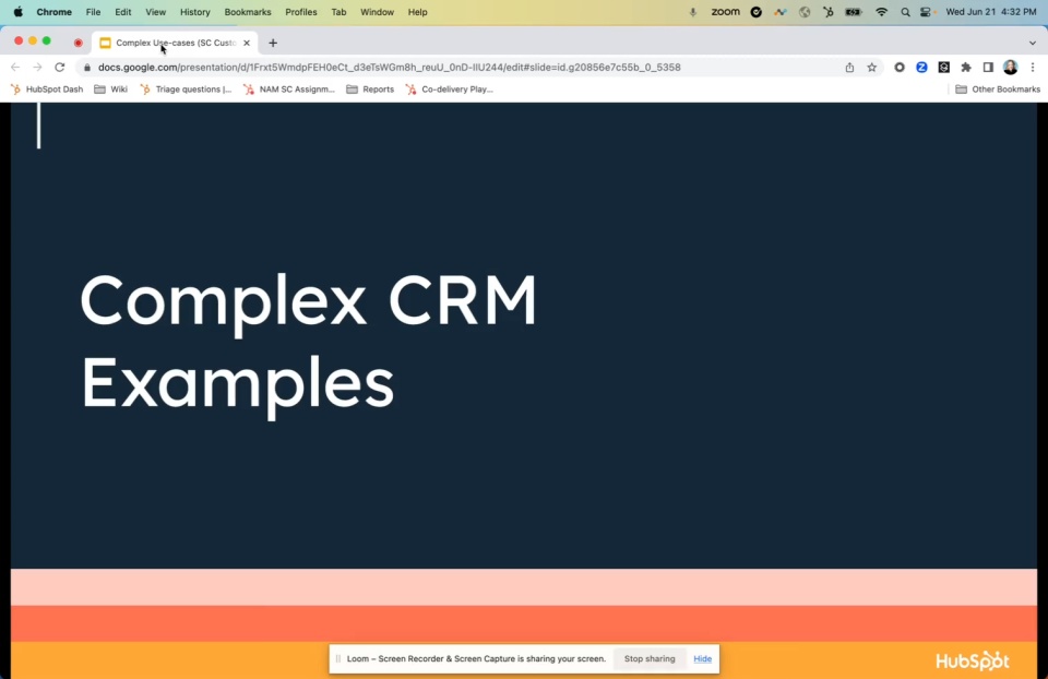 Complex CRM Examples