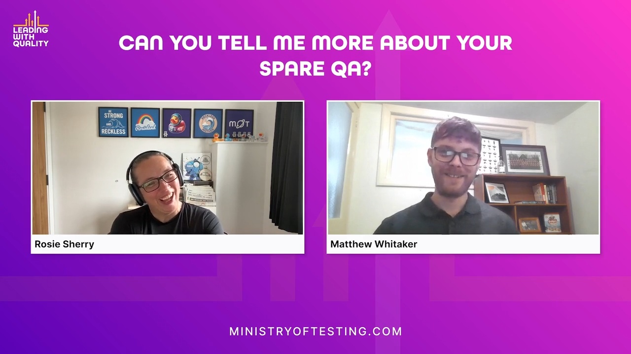 Matthew Whitaker: The spare QA: Is quality on the move? image