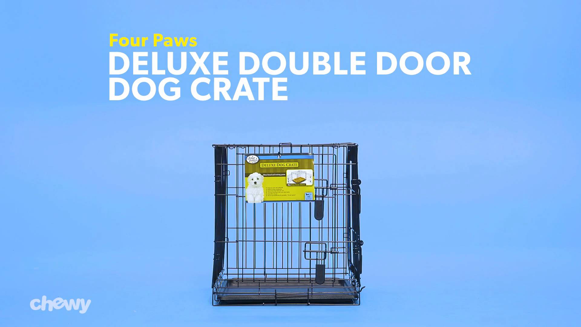 Discontinued FOUR PAWS Deluxe Double Door Dog Crate Toy Chewy