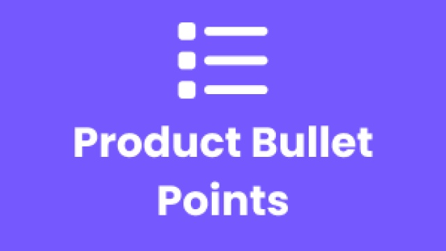 Product Bullet Points