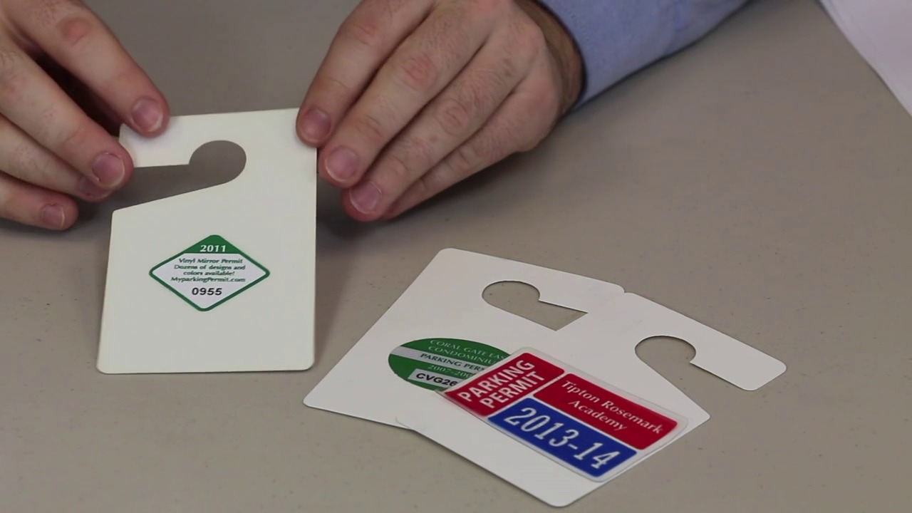 Blank Mirror Hang Tags