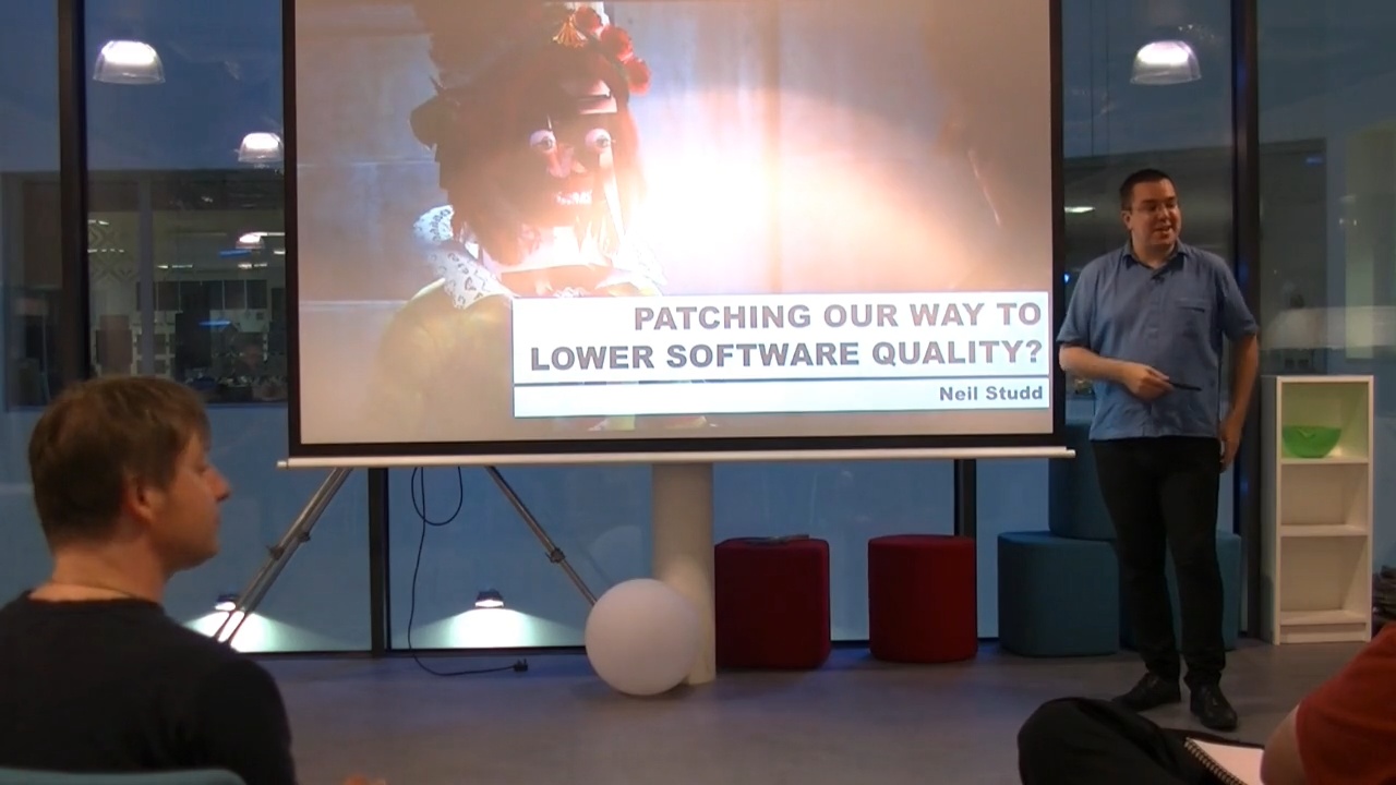 Patching Our Way To Lower Quality Software - Neil Studd image