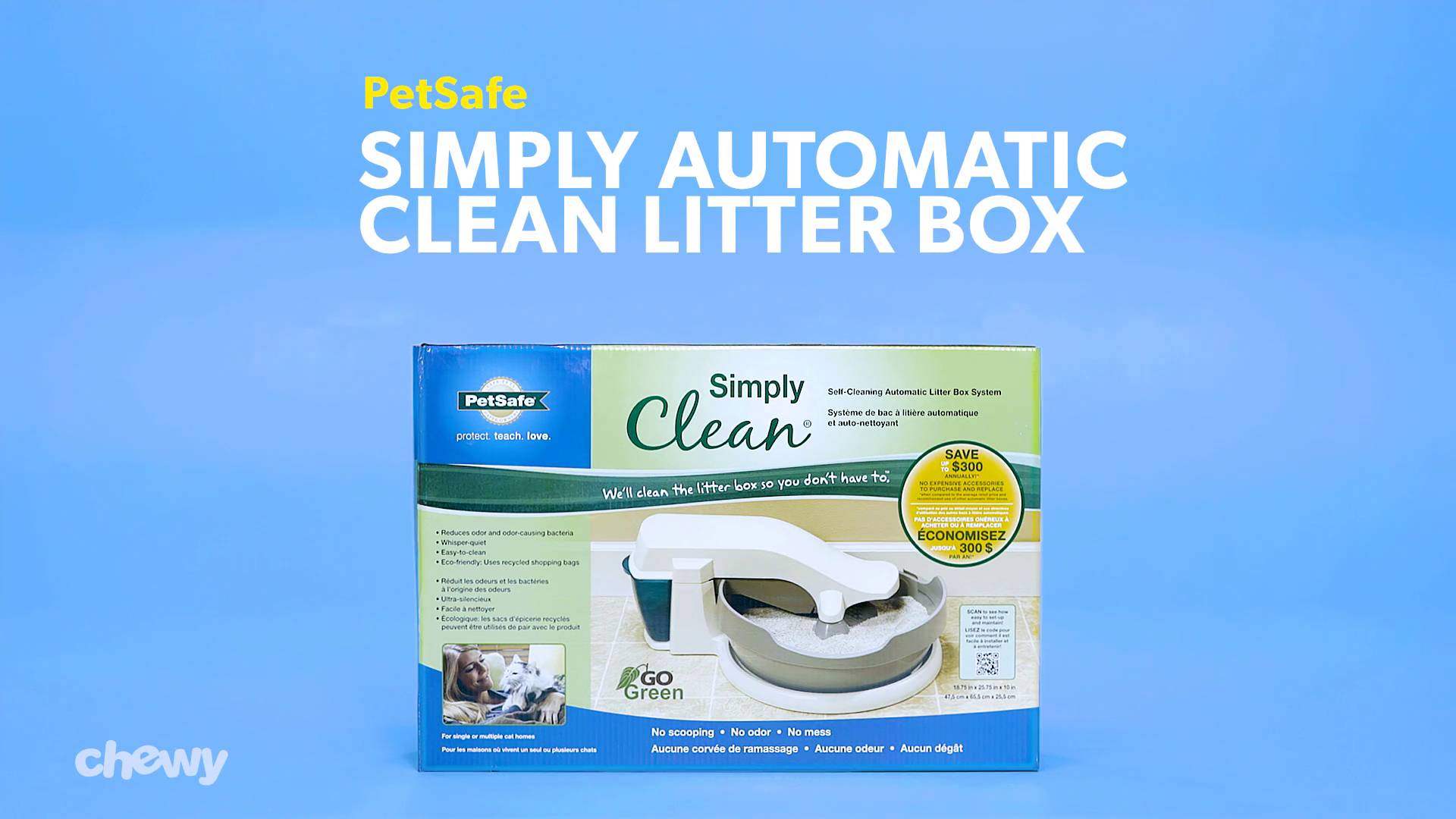 Simply clean hotsell auto litter box