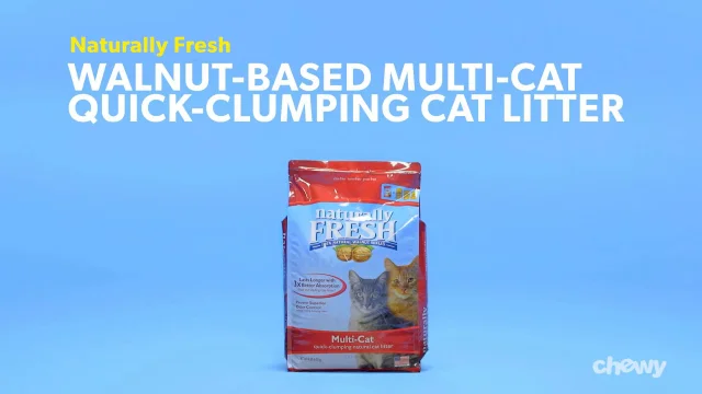 Unscented 6-lb bag Naturally Fresh Walnut-Based Quick-Clumping Cat Litter 