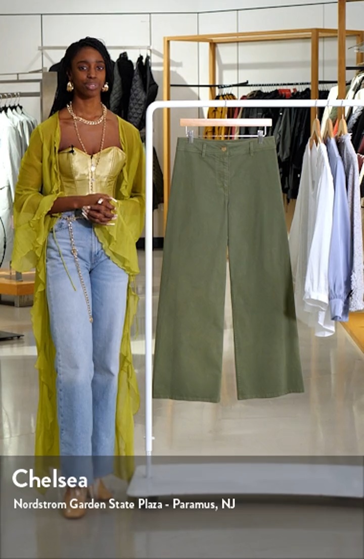 Nili Lotan Megan Wide Leg Pants | Nordstrom