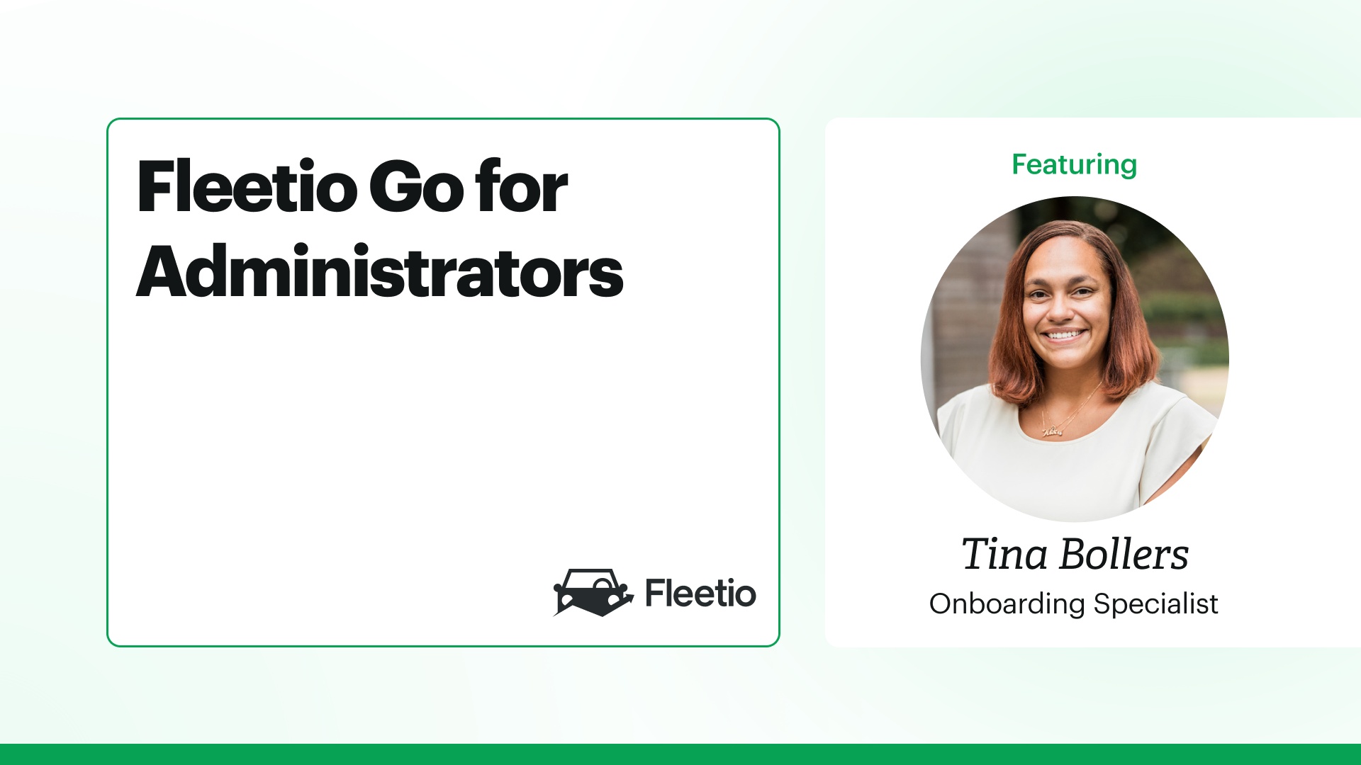 Fleetio Go for Administrators
