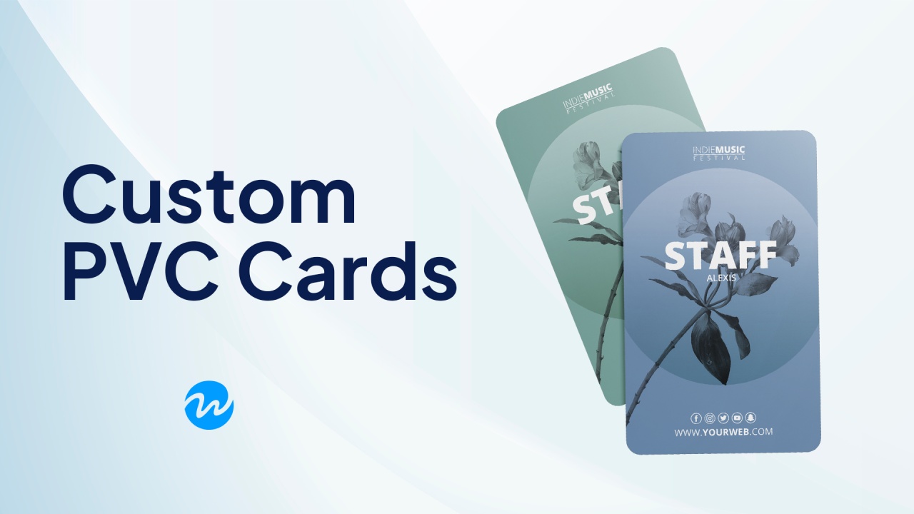 A video on the production process for custom PVC ID cards.