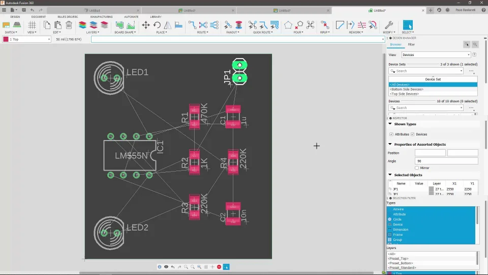 bundle marriage Fume Fusion 360 Help | ECAD | How to create a PCB layout | Autodesk