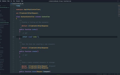 Get Started With Laravel 8 - Organizing Views