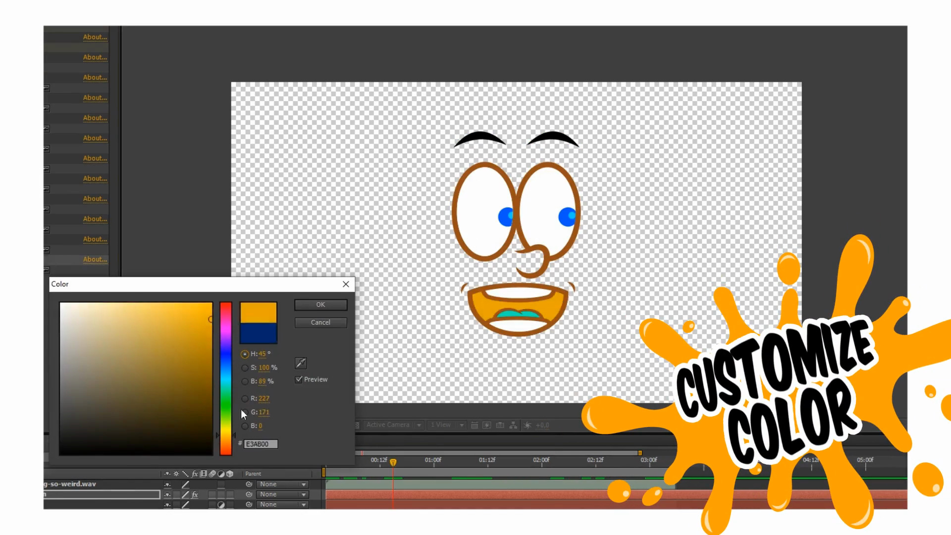 after effects cartoon templates free download