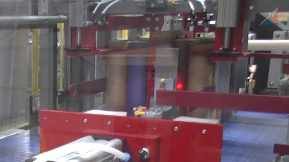 SV370 Side Fee Automatic Tube Twist Collator and Shirnk Tunnel - Wrapping Paper Board Tubes (45685)