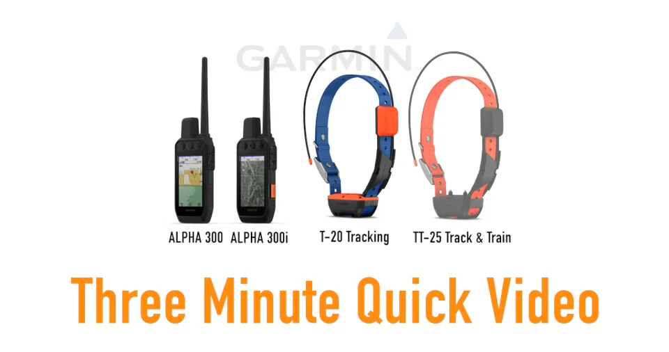 Garmin ALPHA 300 + T20 GPS Dog Tracking Collar Combo