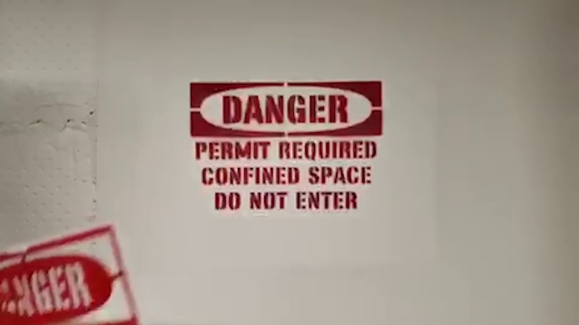 Confined Spaces Stencil