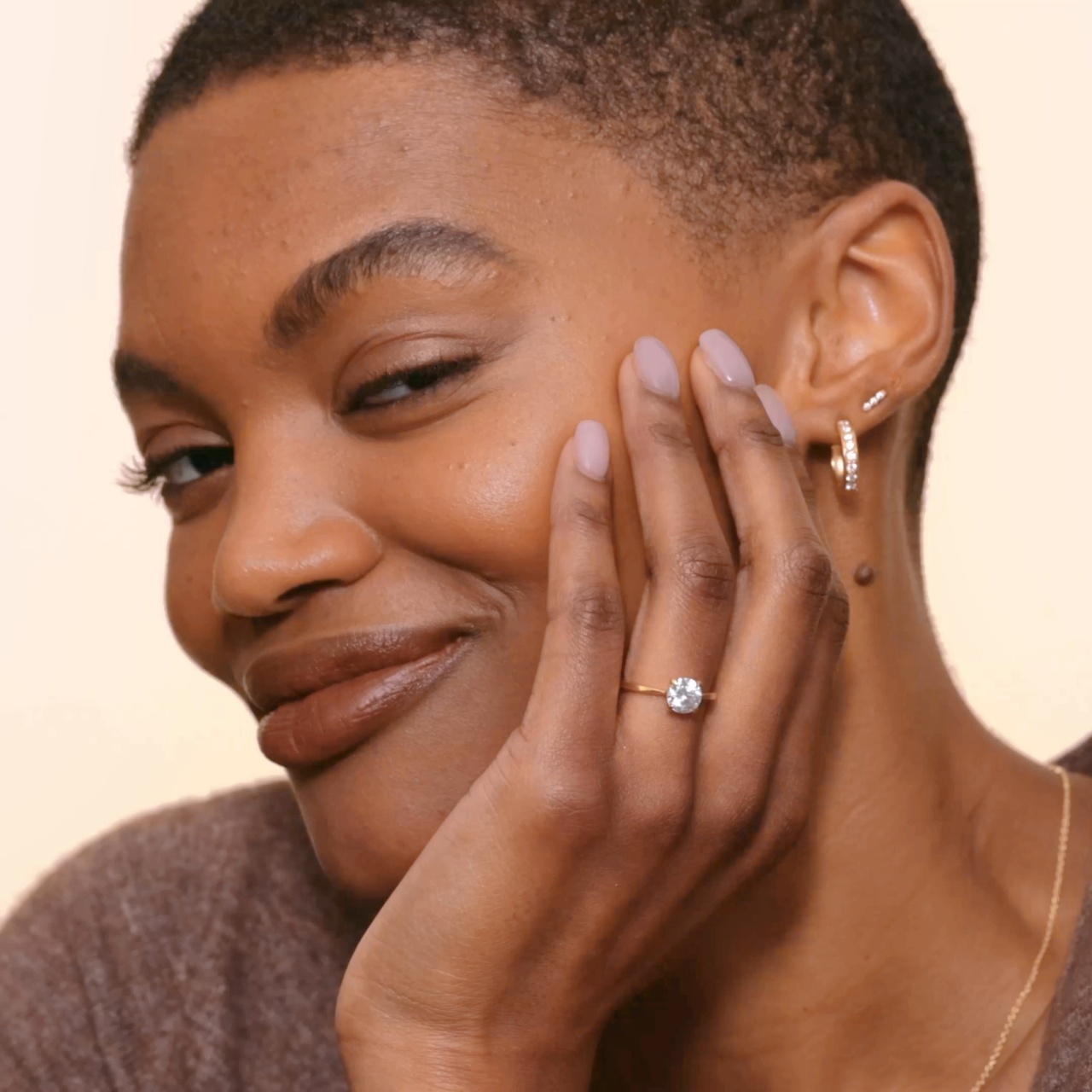 Platinum Elle Solitaire Ring