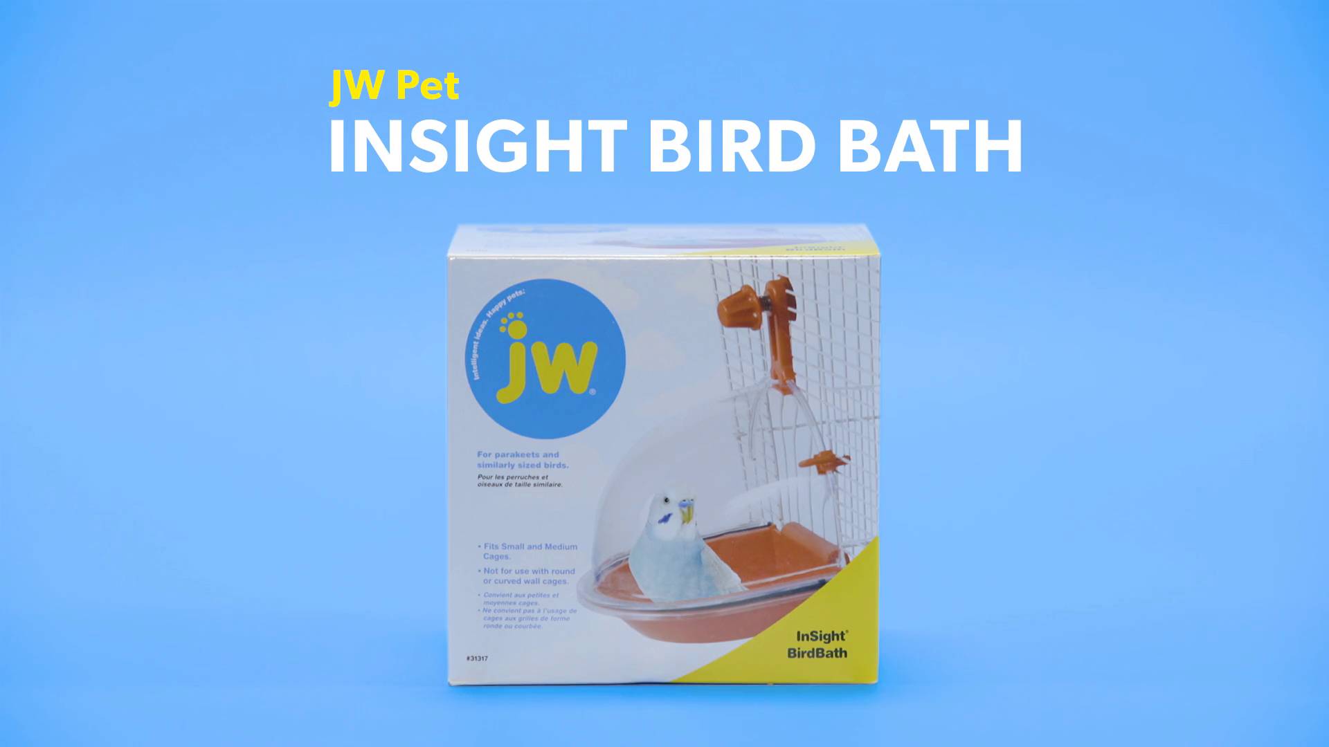 jw pet insight bird bath