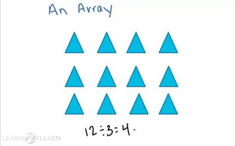 Solve Division Problems: Using Arrays | Learnzillion