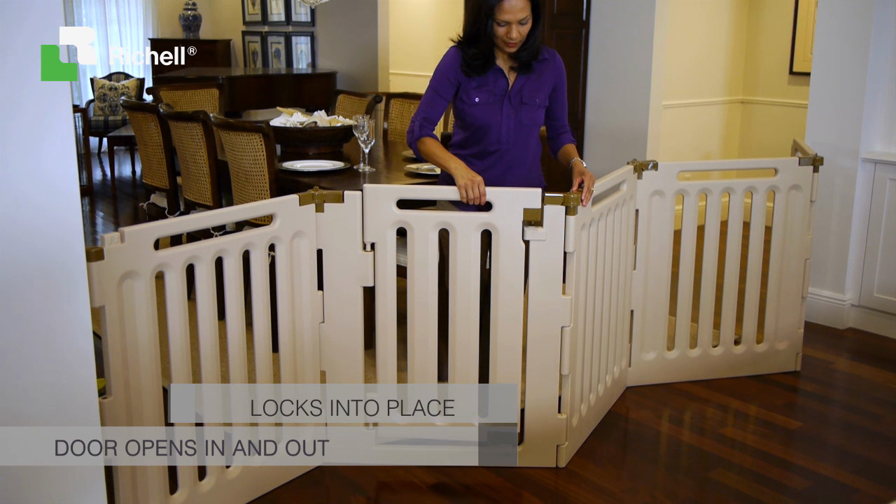 Richell pet playpen sales