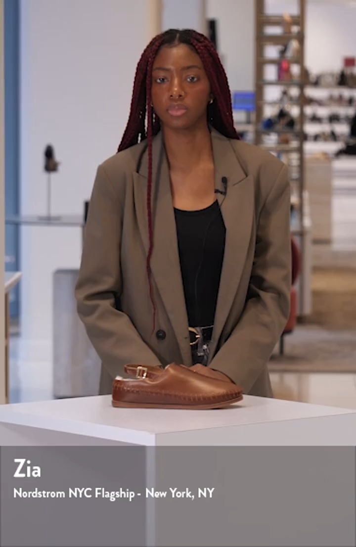 Kelsi Dagger Brooklyn Freddy Fur Lined Slingback Flat (Women