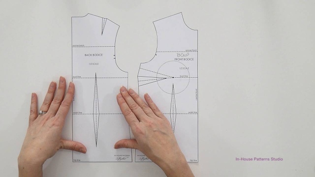 Patternmaking Contouring Tutorial  Eliminate Gapping (Front and Back  Bodice) Watch in HD 