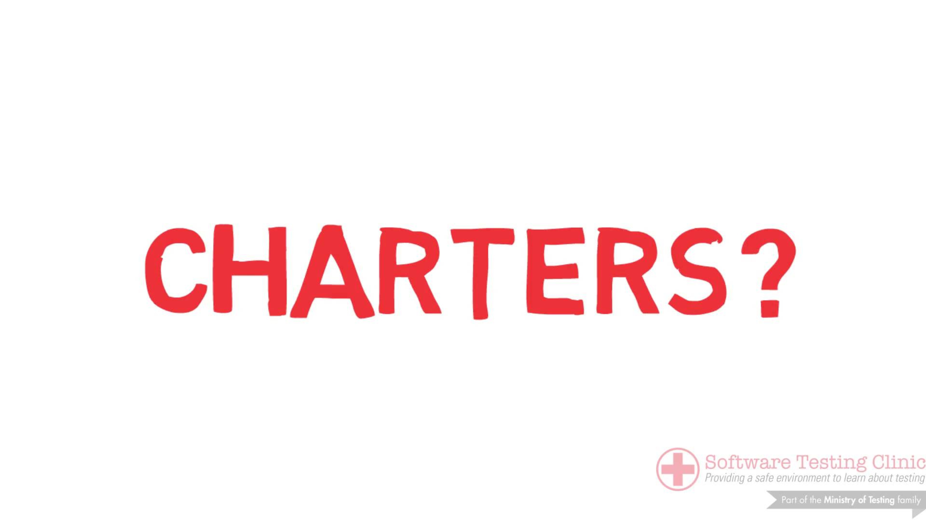 99 Second Introduction to Charters