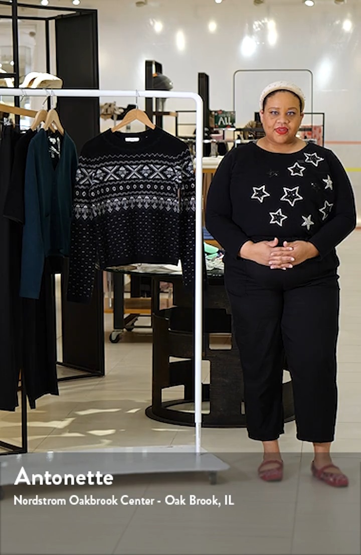 Vince Fair Isle Boiled Cashmere Sweater | Nordstrom