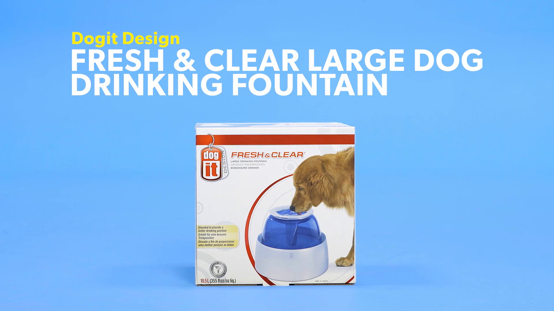 Dogit design fresh and clear pet fountain best sale