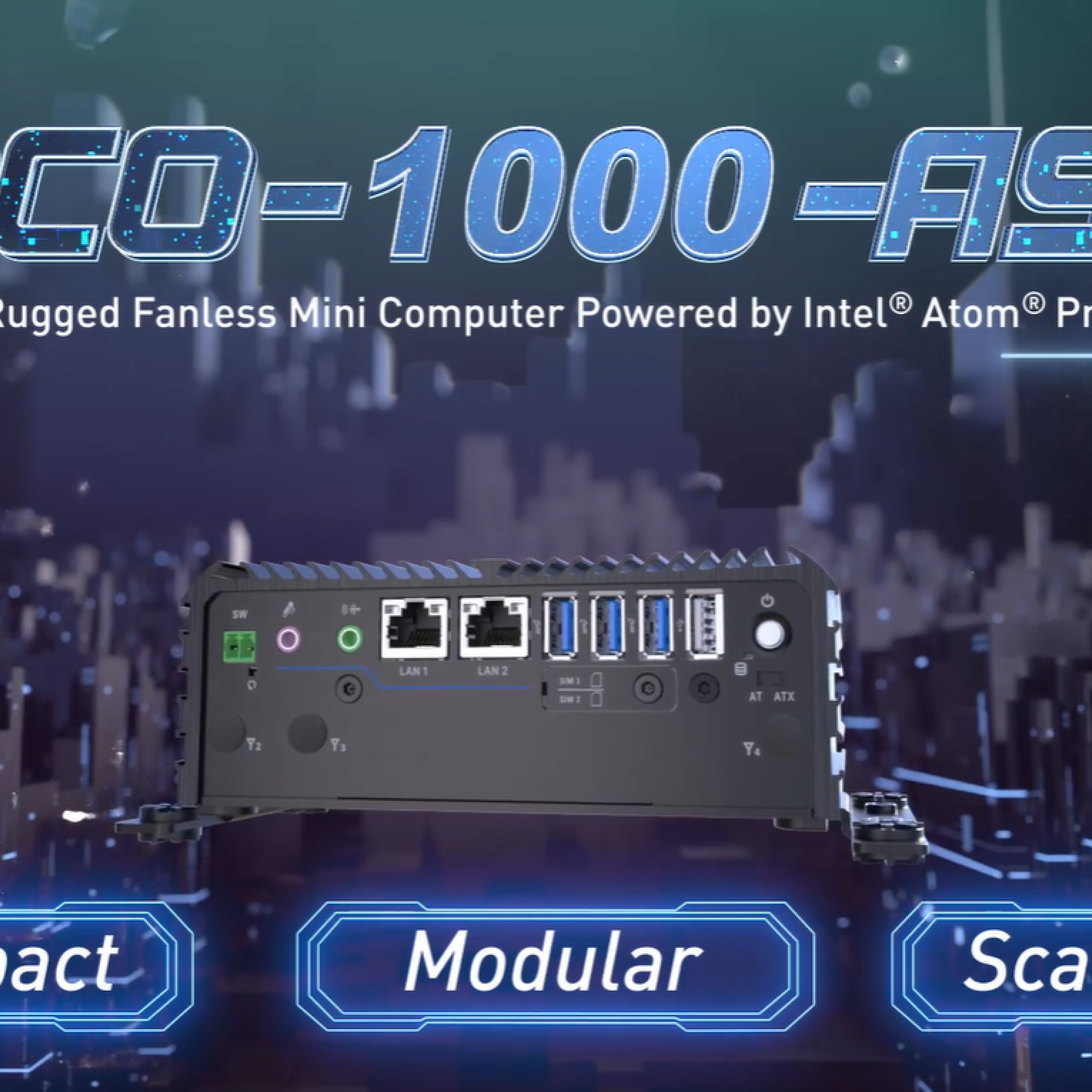 RCO-1000-ASL: Super-Rugged Fanless Mini Computer Powered by Intel® x7000RE (Amston Lake) episode artwork