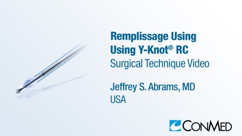Dr. Abrams - Remplissage Using Y-Knot® RC