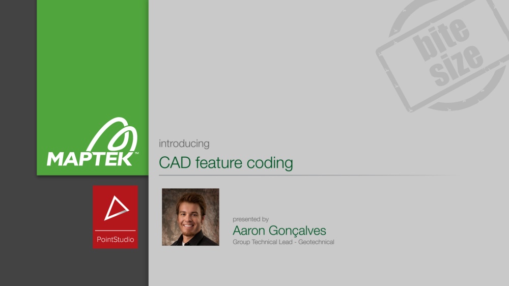 Maptek - Introducing: CAD feature coding