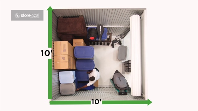 Self Storage Unit Size Guide Security, Shelving Unit Sizes