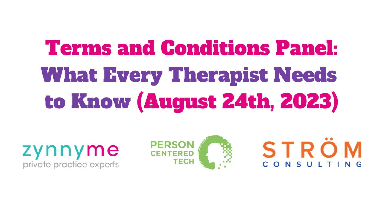 SimplePractice Terms and Conditions Changes - What EVERY Therapist 