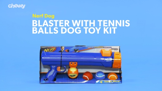 Nerf Dog 20 Inch Tennis Ball Launcher Fetch Gun Dog Toy With 3