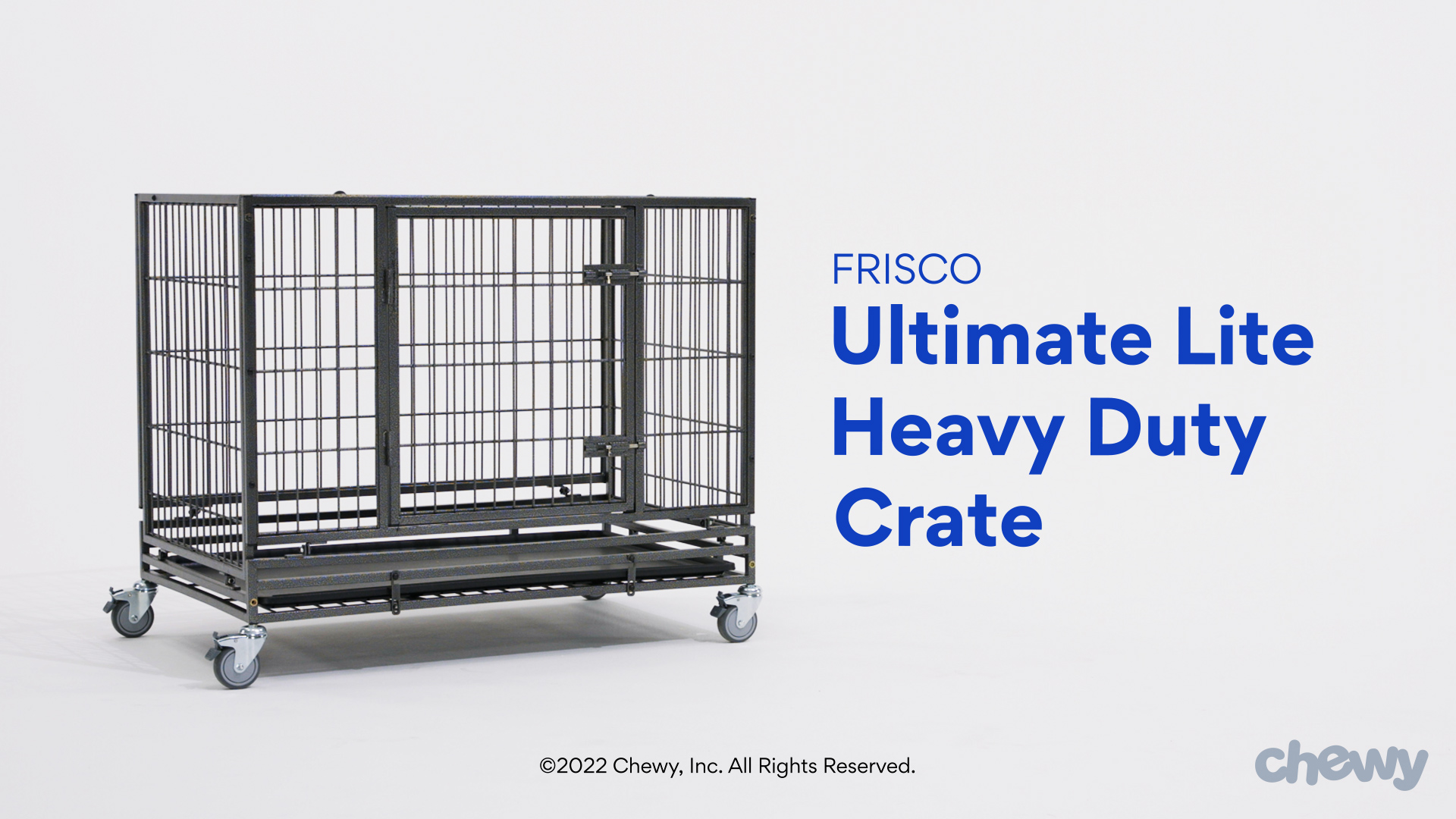 Frisco ultimate heavy duty shop steel metal dog crate