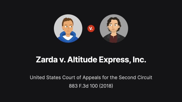 Zarda v. Altitude Express, Inc.