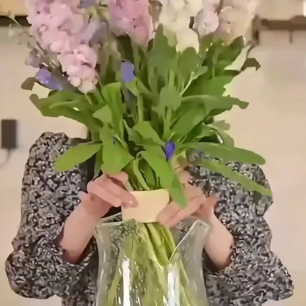 NUOBESTY 10pezzi Supporto per Bouquet in Plastica Base