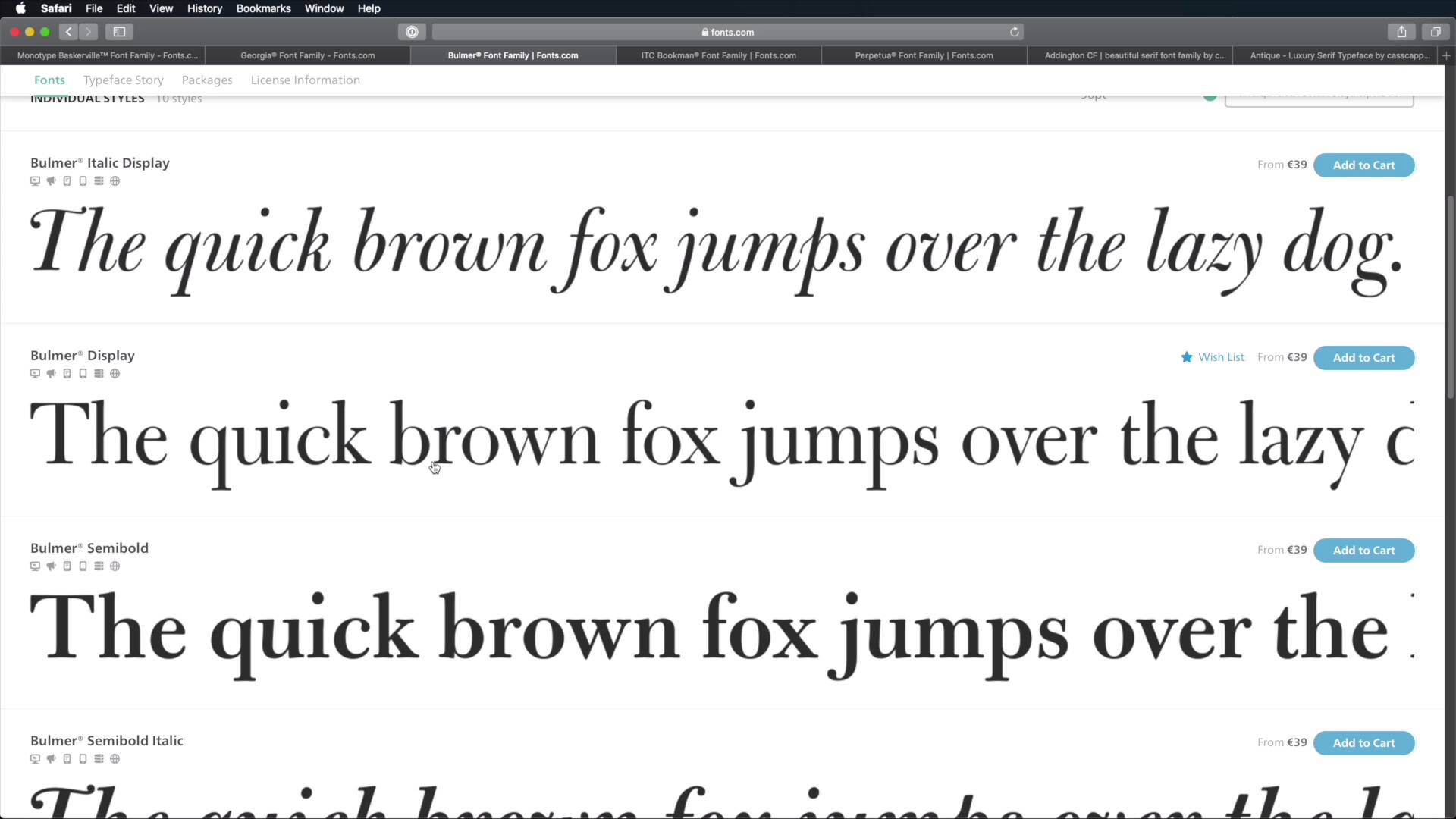 transitional typeface names